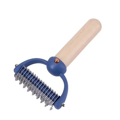 FurryFusion Brosse de toilettage double face pour chat