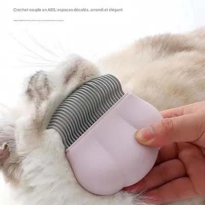 FurryFusion Brosse de massage pour chat
