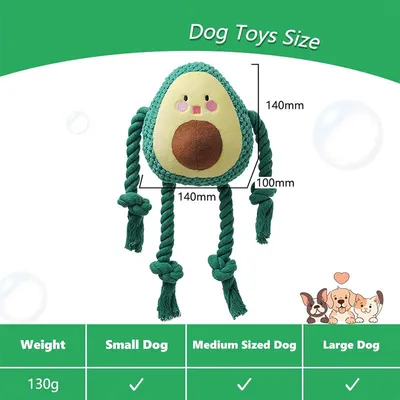 IntiMeg Jouet en peluche sonore pour chien