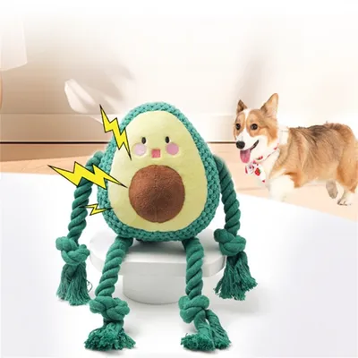 IntiMeg Jouet en peluche sonore pour chien