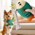 FurryFusion Jouet en peluche pour chien en forme de poisson simulé