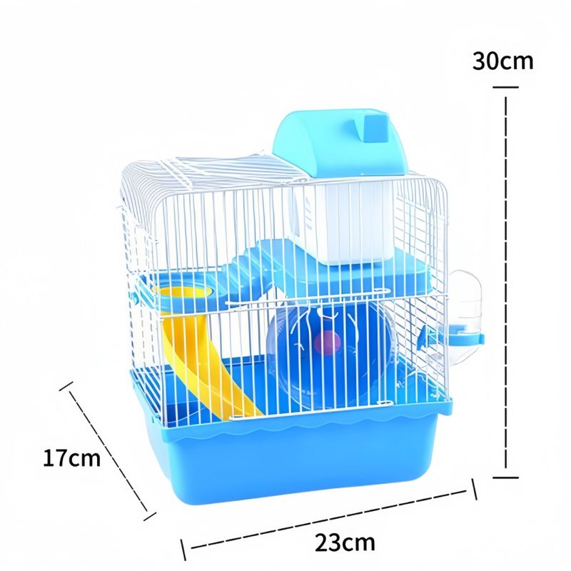 FurryFusion Cage à deux étages pour petits animaux