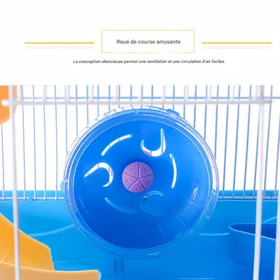 FurryFusion Cage à deux étages pour petits animaux