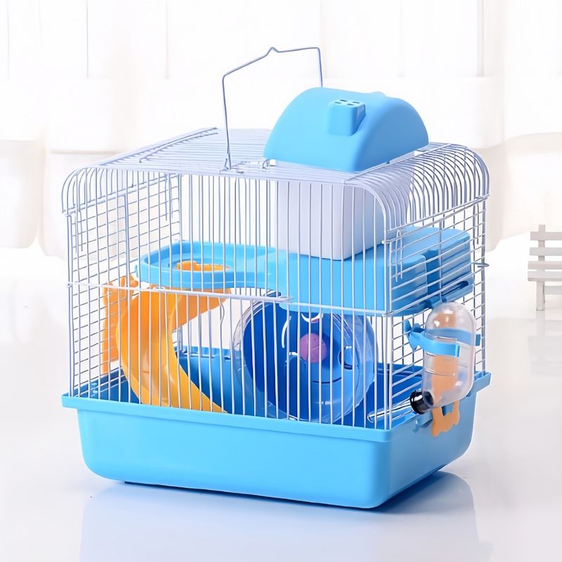 FurryFusion Cage à deux étages pour petits animaux