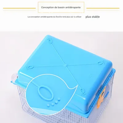 FurryFusion Cage à deux étages pour petits animaux