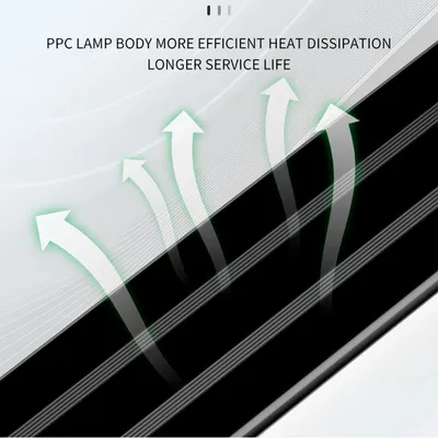 Quatre rangées de changement de couleur fish tank lumière 220V