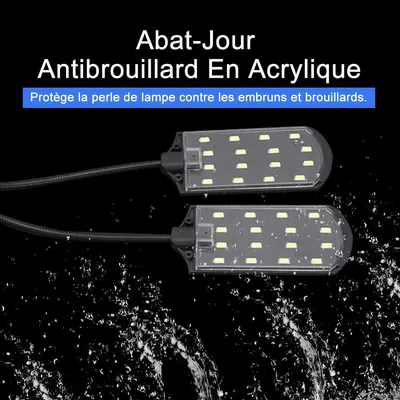 LED Lumière Deux Têtes D'Aquarium