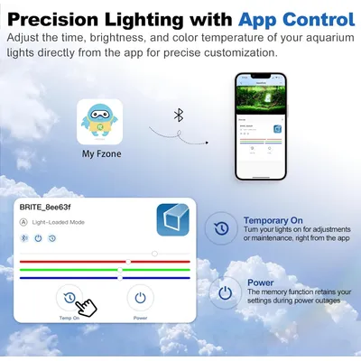 Aquarium Éclairage LED Avec Contrôle Via Application
