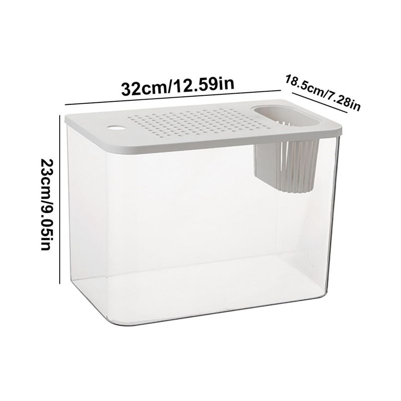 ZooVenture Aquarium de table pour poissons et tortues
