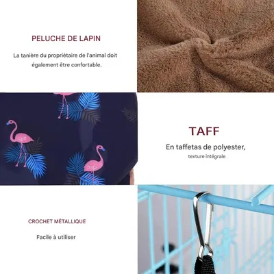 ZooVenture Hamaca de doble capa para animales pequeños