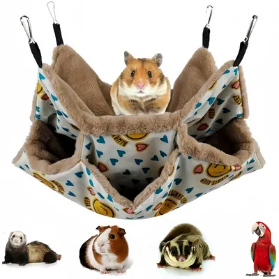 ZooVenture Hamac Double Couche Pour Petits Animaux