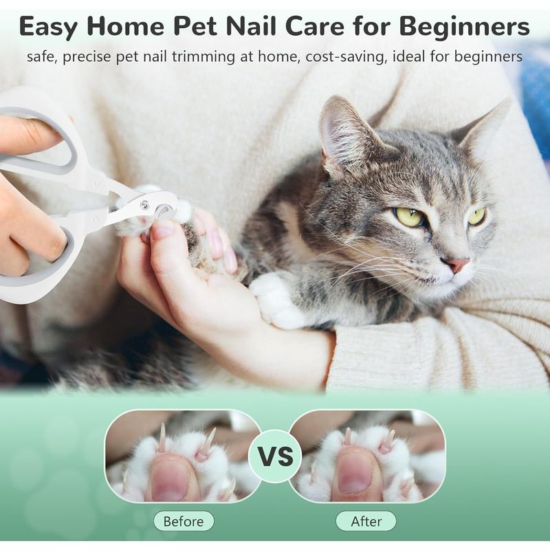 UAMLY Coupe-griffes pour chat, avec trou de positionnement sécurisé
