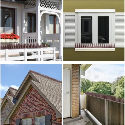 UAMLY Pointes anti-pigeons en plastique