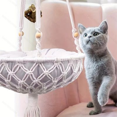 IntiMeg Hamac pour chat en macramé