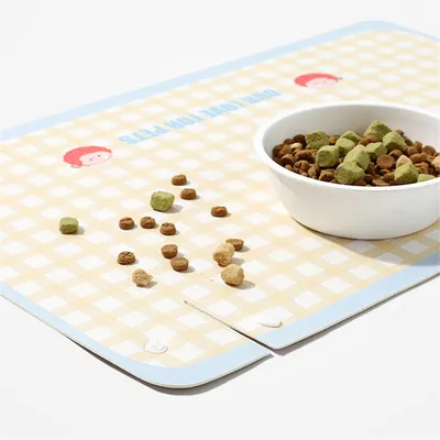 IntiMeg Place - assiette en cuir pour animaux de compagnie