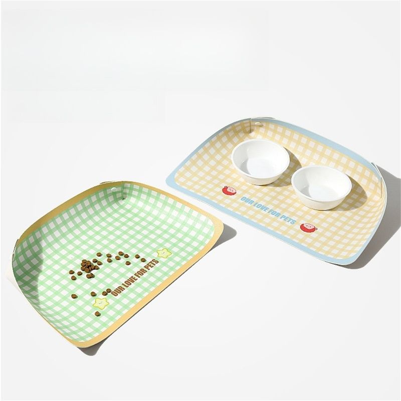 IntiMeg Place - assiette en cuir pour animaux de compagnie