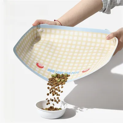 IntiMeg Place - assiette en cuir pour animaux de compagnie