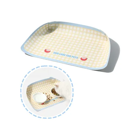 IntiMeg Place - assiette en cuir pour animaux de compagnie