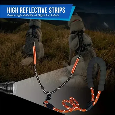 IntiMeg Laisse de traction pour deux chiens