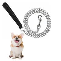 IntiMeg Laisse en chaîne pour chien de 120cm