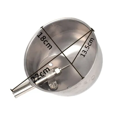 ZooVenture Abreuvoir Automatique Robuste En Acier Inoxydable Pour Cochons