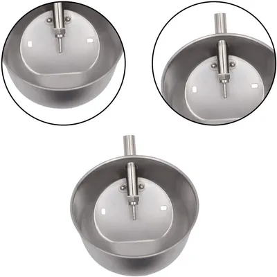 ZooVenture Abreuvoir Automatique Robuste En Acier Inoxydable Pour Cochons