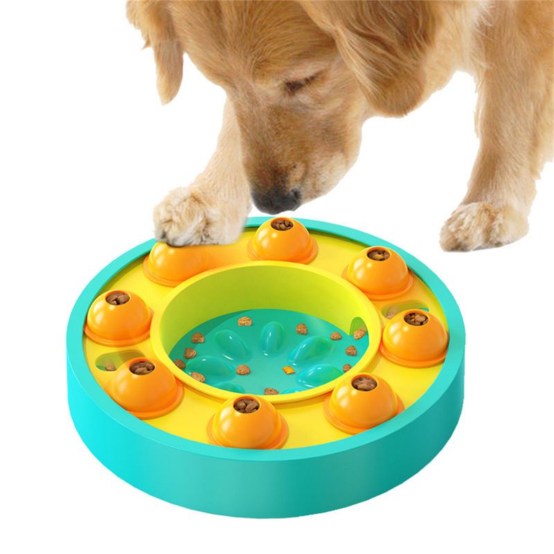 IntiMeg Jouet-bol à mangeoire lente pour chien