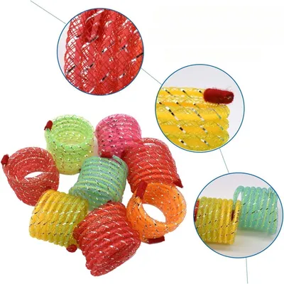 IntiMeg Jouet à ressort pour chat 8 pièces