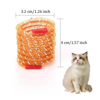 IntiMeg Jouet à ressort pour chat 8 pièces