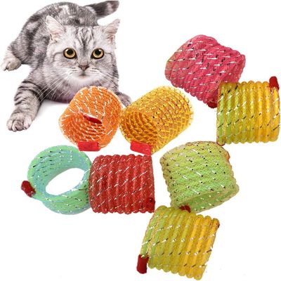 IntiMeg Jouet à ressort pour chat 8 pièces