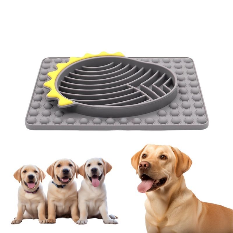 ZooVenture Tapis anti-fuite en silicone pour animaux de compagnie