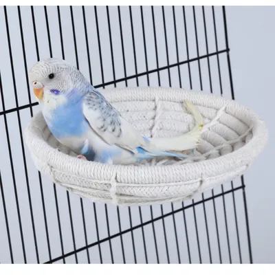 ZooVenture Nid en corde de coton pour petits oiseaux
