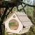 FurryFusion Nid d'oiseau en bois pour extérieur