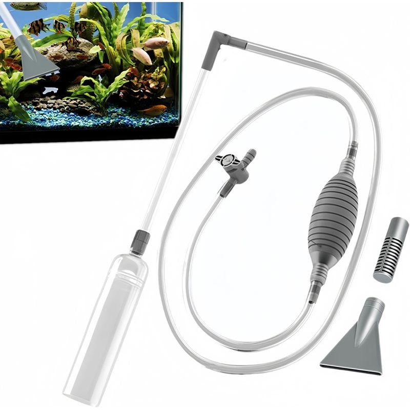 ZooVenture Nettoyeur De Gravier Aquarium Pompe Siphon