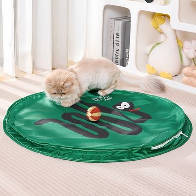 FurryFusion Refugio de caza con pelota electrónica para gatos
