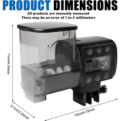 Distributeur automatique de nourriture pour aquarium - 250 ml