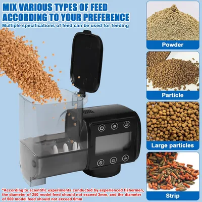 Distributeur automatique de nourriture pour aquarium - 250 ml