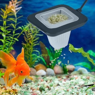 ZooVenture Distributeur De Nourriture Pour Poissons Rouges Cichlidés Guppys