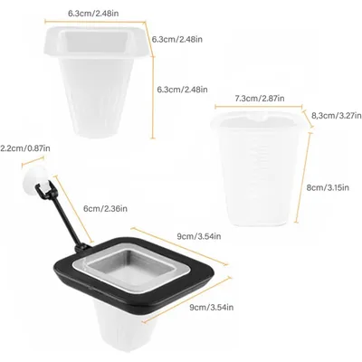 ZooVenture Distributeur De Nourriture Pour Poissons Rouges Cichlidés Guppys