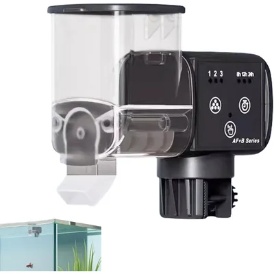 Distributeur de nourriture pour poissons d'aquarium  avec minuteur