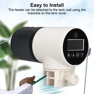 Mangeoire intelligente chronométrée blanc sans batterie