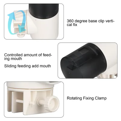 Mangeoire intelligente chronométrée blanc sans batterie