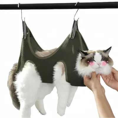 FurryFusion Hamac de toilettage pour chats et chiens