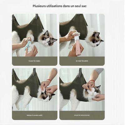FurryFusion Hamac de toilettage pour chats et chiens