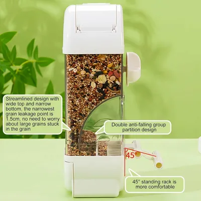 FurryFusion Mangeoire automatique pour oiseaux 800 ml