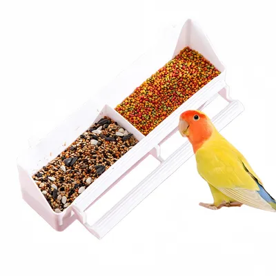 FurryFusion Lot de 2 gamelles suspendues pour oiseaux