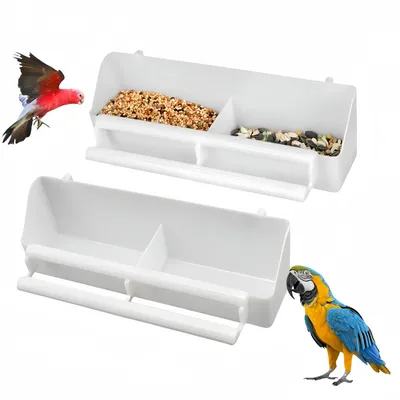FurryFusion Lot de 2 gamelles suspendues pour oiseaux
