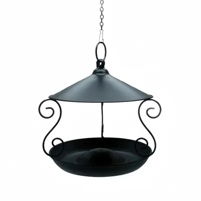 FurryFusion Nourrisseur d'oiseaux en métal pour extérieur