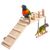 IntiMeg Plateforme d'habitation en bois pour cage d'oiseaux