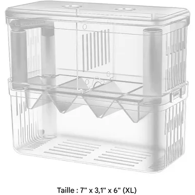 ZooVenture Boîte D'élevage Double Couche Pour Poissons Crevettes